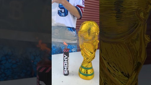 World Cup Trophy vs Smoke!