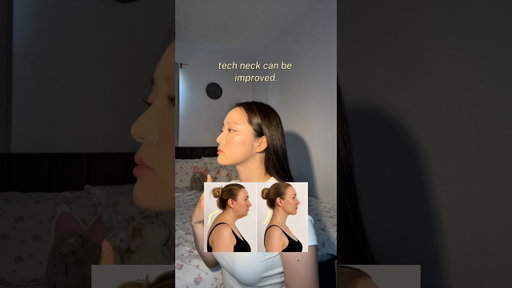 Easy glow up exercises✨ #posture #techneck #doublechin