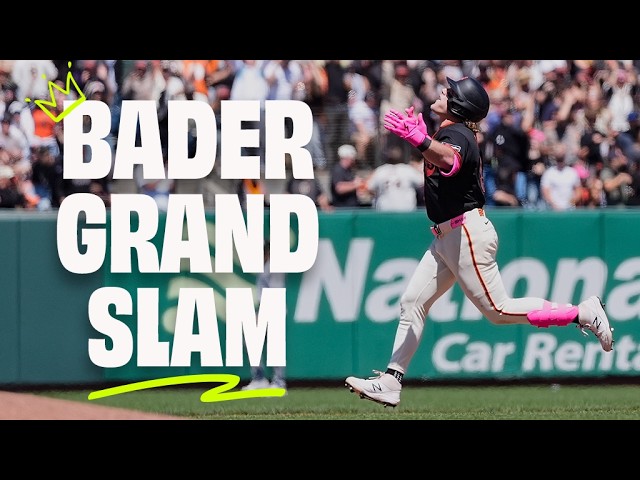 Harrison Bader Hits Grand Slam After Lucky Break At-Bat | San Francisco Giants Highlights
