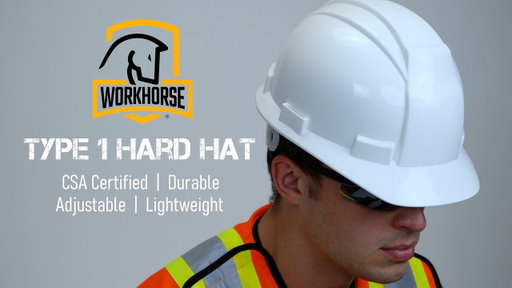 WORKHORSE® | Hard Hat with 6-Point Suspension