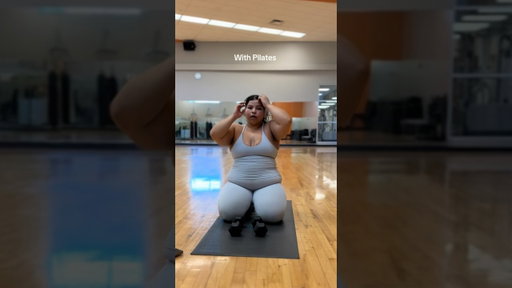 Pilates and a calorie deficit #gym #gymmotivation #weightloss #workout #workoutmotivation #pilates