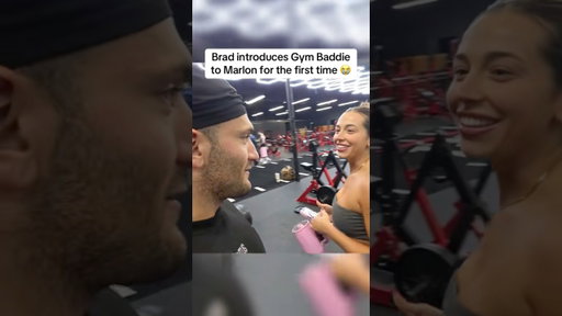 Brad introduces Maddie to Marlon 👀 #bradkraut #twitchclips #funny #gym #rizz #shorts