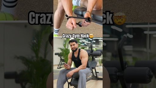 Crazy Gym Hack. #youtubeshorts #shortsvideo #shortsviral #shorts #gym #workout #gymlife #tips #short