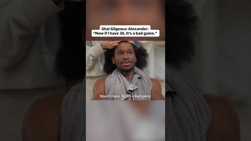 Shai Gilgeous-Alexander thinks scoring 30 points is a bad game for him 😳 #nba #okcthunder #sga