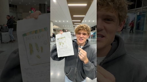 Surprising the kid who wrote me this letter