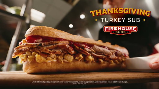 All the Best Parts of Thanksgiving | Firehouse Subs Thanksgiving Turkey Sub