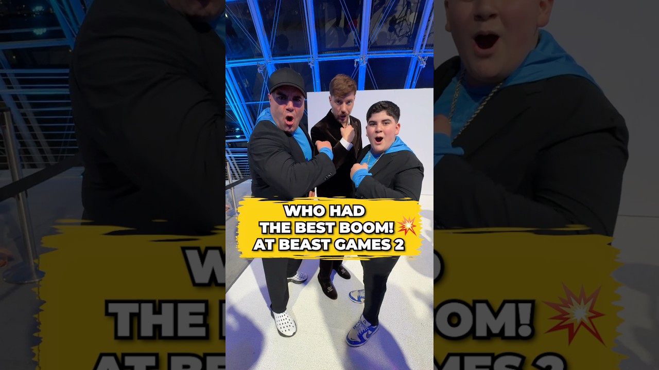Who Had The Best BOOM! 💥 At The Beast Games 2 Premiere 🍿
