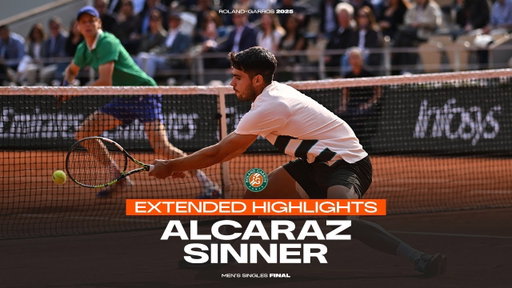 The greatest Roland-Garros men's final? Alcaraz vs Sinner extended highlights | 2025