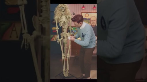 Rhys Nicholson Hiding fruit in a skeleton 💀🍌
