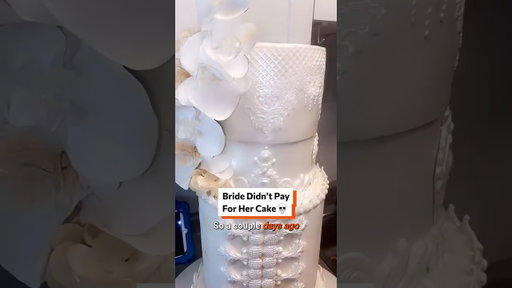 Bride Didn’t Pay For Her Cake 💀 #WeddingDisaster #Storytime #BakingDrama