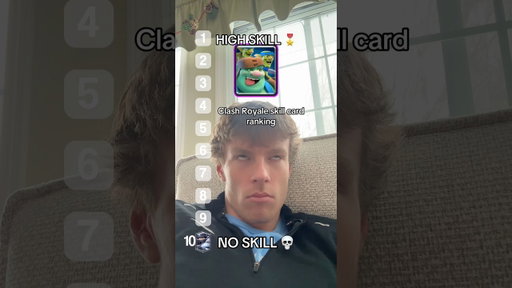 Is Mega Knight the most no skill card in Clash Royale? #clashroyale