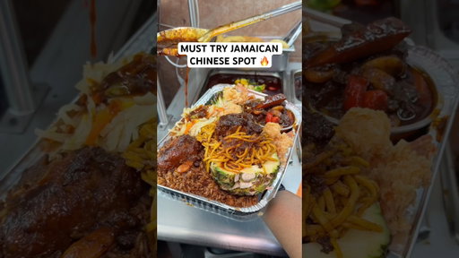 Must try Jamaican Chinese Spot #food #shorts #jamaican #chinesefood