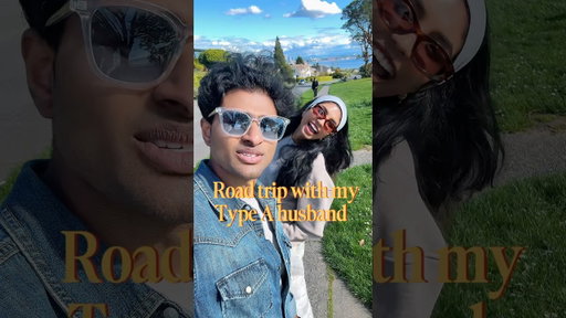 Road trip from Seattle to Banff - day 1 #teluguvlog #couplecomedy #roadtrip #telugushorts