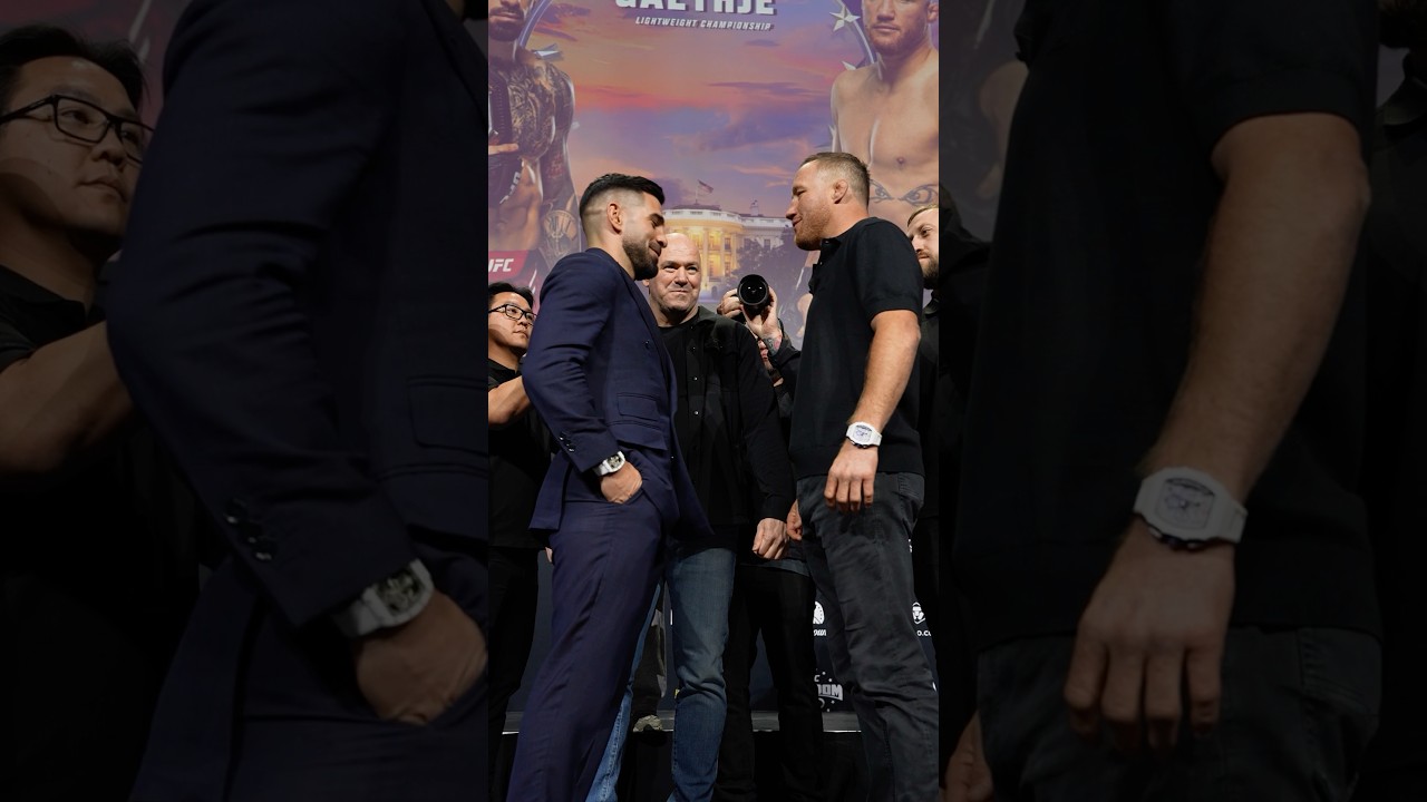 Ilia Topuria vs Justin Gaethje for the undisputed lightweight belt! 🙌 #UFCWhiteHouse #UFC #UFCIndia