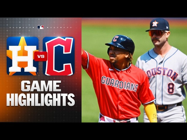 Astros vs. Guardians Game Highlights (4/22/26) | MLB Highlights