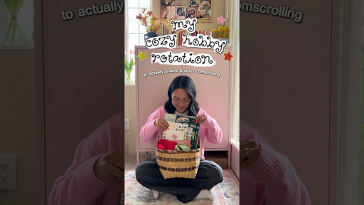 The cozy hobbies that help me stop doomscrolling! 📚🧩🎨
