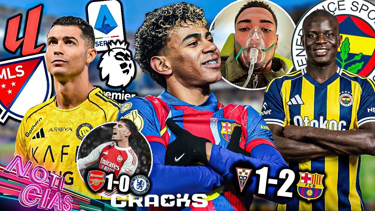 ¡Barça a semis! De nuevo Lamine | Vuelven máscaras al Madrid | Kante a Turquía | Arsenal avanza