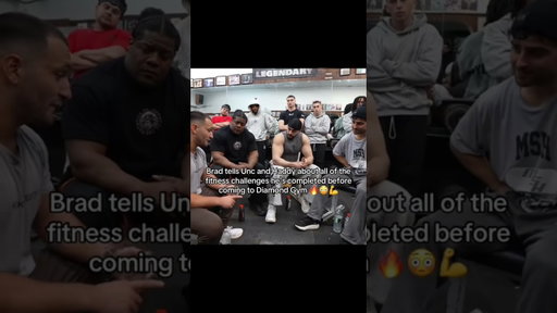 Brad Kraut tells Unc about all the fitness challenges he's completed 😳 #bradkraut #fitness #shorts