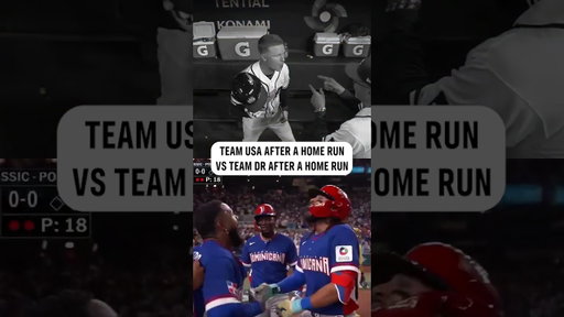 USA vs Dominican HR celebrations