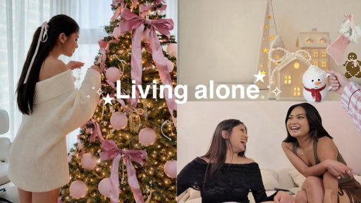 Living alone • christmas season, vision board night, catching up with YouTuber friends!