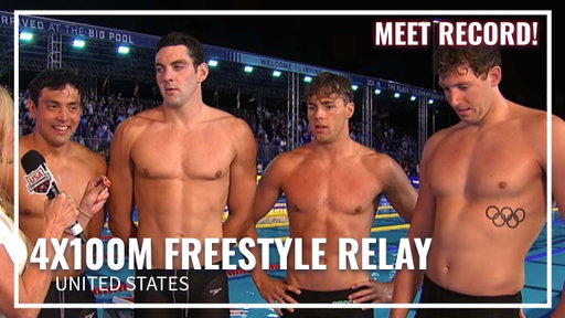 The United States Dominates 4x100M Freestyle Relay | 2026 Pan Pacific Swimming Championships