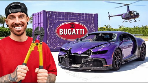 FITTING A $700,000 BODYKIT TO THE WRECKED BUGATTI CHIRON