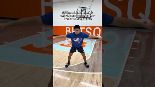 yeah you lost me bro 🙄 #bucketsquad #basketball #bktsqd #crossover #defender