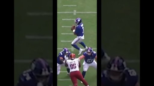 Cam Skattebo’s first two NFL plays were PHYSICAL