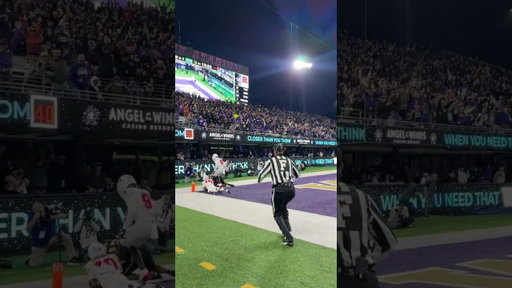 Field angle of Denzel Boston's touchdown catch 😮 #footbalhighlights