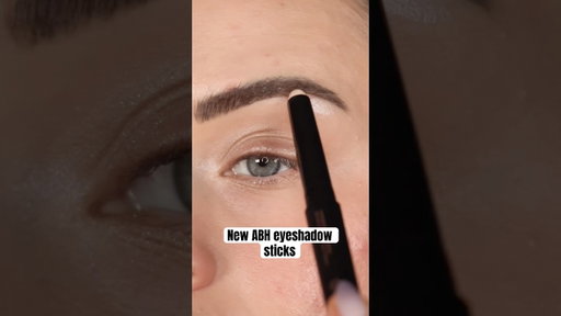 Soft simple eye look playing around with the new ABH eyeshadow sticks #eyeshadowstick