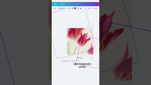 10 minutes in Canva no fancy software ✨ someone asked for the flower + blur combo specifically so
