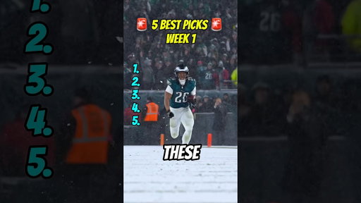5 Players Going NUCLEAR in Week 1 Fantasy Football 🚀