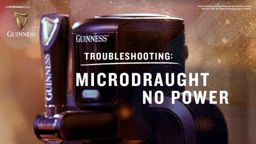 Troubleshooting: Microdraught No Power