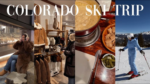 VLOG: BRECKENRIDGE COLORADO girls trip! skiing, cozy nights + travel essentials #HiltonPartner