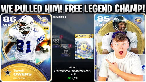 WE PULLED HIM! FREE 85 OVERALL LEGEND! OPENING ALL LEGEND STEP OFFERS!