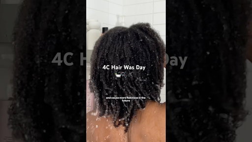 4C Hair wash day routine for low porosity & dry scalp #hairwashday #4chair #washdayroutine #haircare