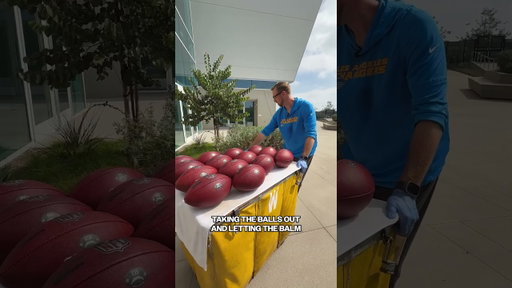how to prep an nfl ball 🏈