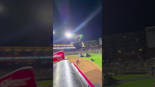 World's first double front flip on a mini bike