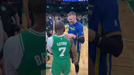 Kristaps & the boys are back 😉 #celtics #nba #shorts