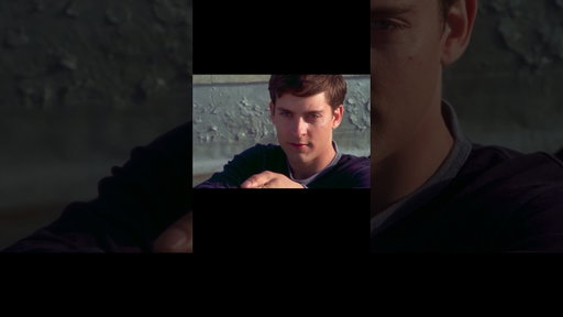 La primera vez tirando telarañas siempre es difícil. 😞#ElHombreAraña #PeterParker #TobeyMaguire