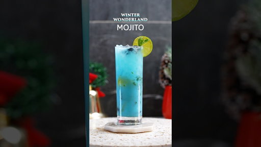 Winter Wonderland Mojito ❄️ #cocktails #bar #drink #mojito #cocktail #drinkrecipes #christmas
