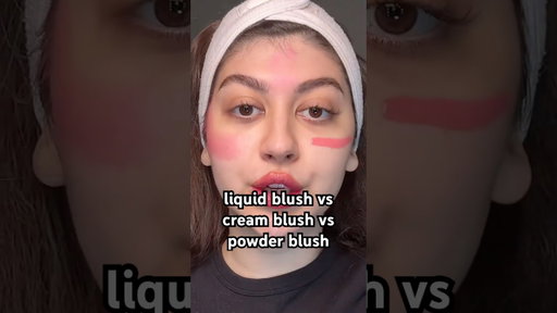 liquid vs cream vs powder: what kind of blush is THE BEST for your skin? #makeuptips #blush