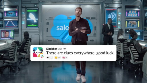 Salesforce Big Game Ad: @MrBeast's Vault