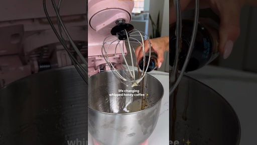 Life changing whipped honey coffee #recipe #coffee
