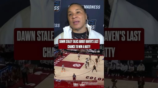 Dawn Staley had this to say about Raven Johnson and her final chance to win the big one 👀