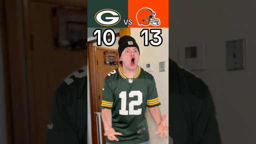 PACKERS VS BROWNS RECAP😳🤣🏈 #nfl #football #packers #browns #skit #funny