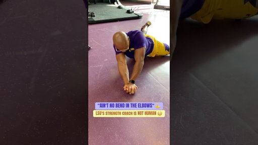 INSANE LSU Strength Coach Workout 😯