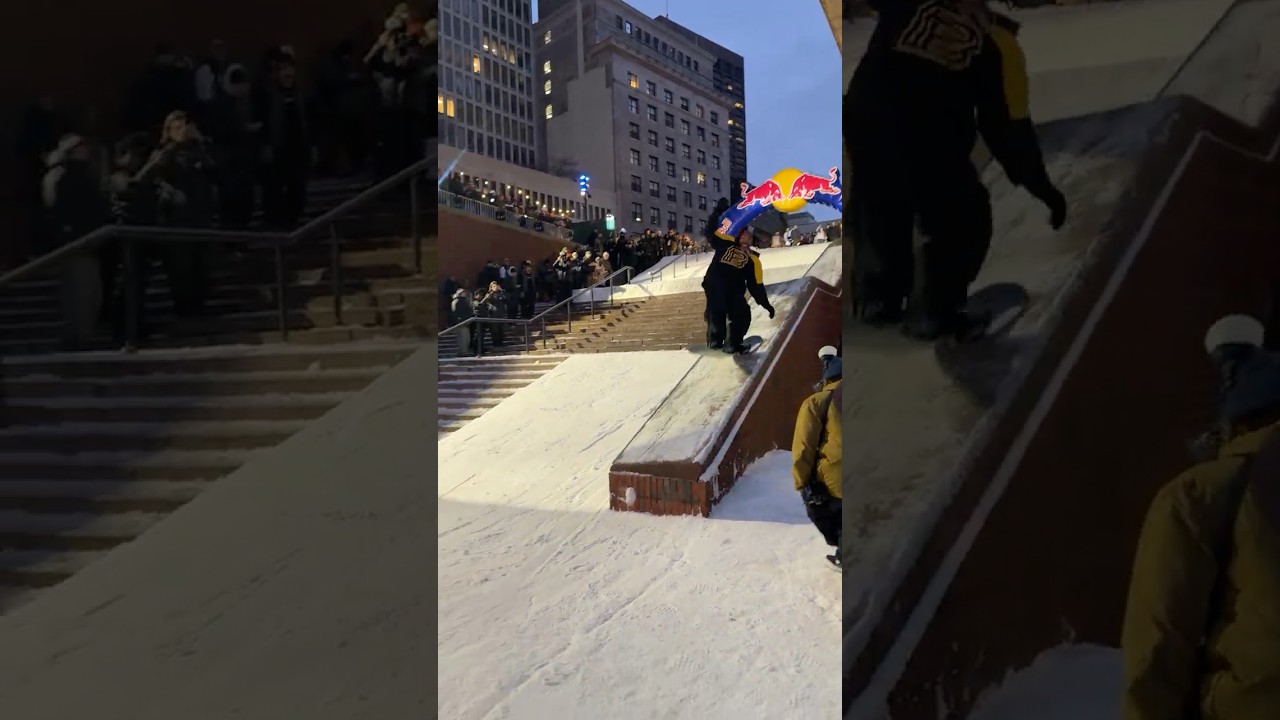 Tailpressing the ledge at Red Bull Heavy Metal Boston