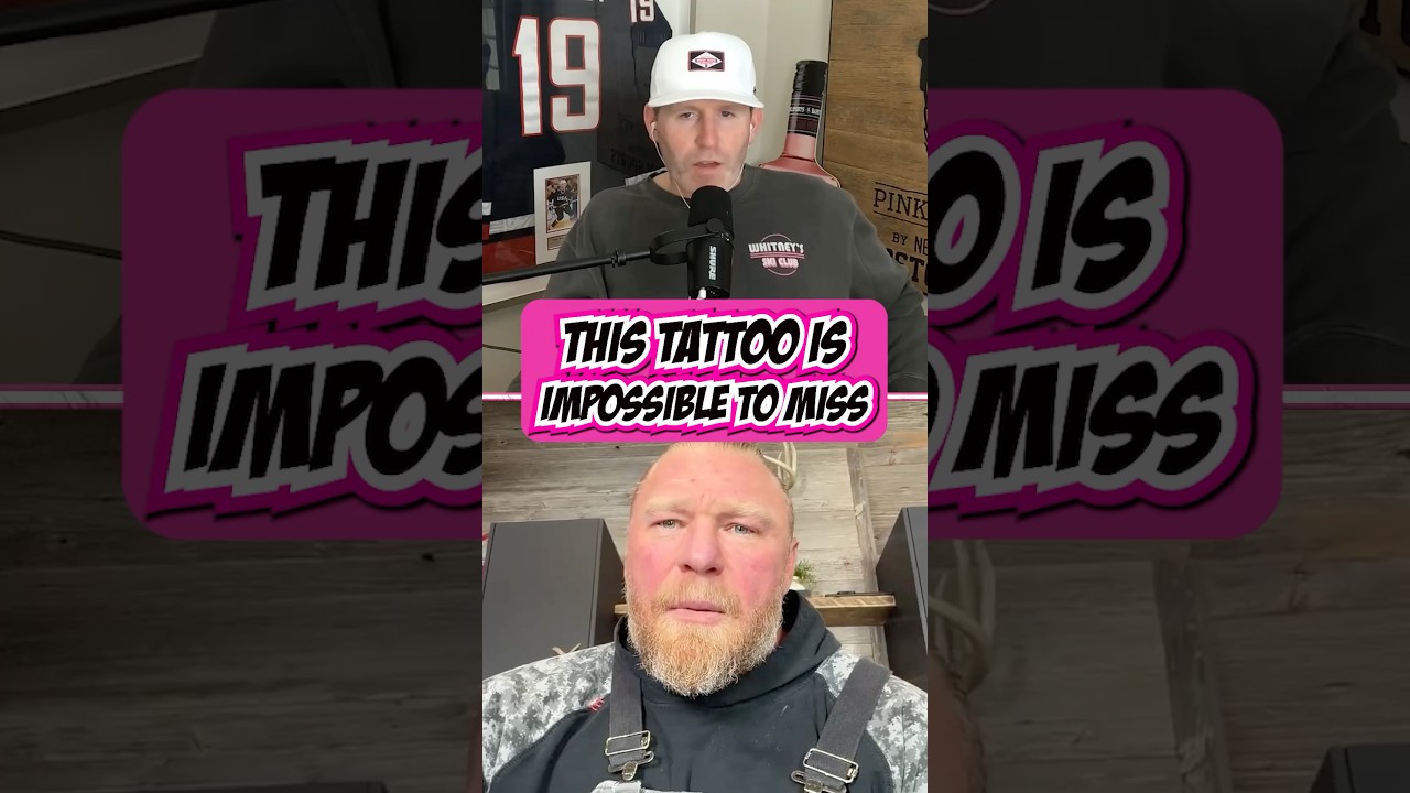 Brock Lesnar tells the origin story of the giant sword tattoo on his chest