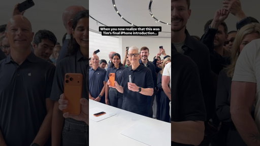 Tim’s Final iPhone Moment!